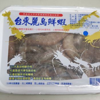 台東麗島鮮蝦500g（白蝦）113年8月到期特賣