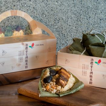 【冷凍預購商品】池農傳統米肉粽(12入禮盒*2)